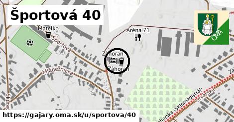 Športová 40, Gajary