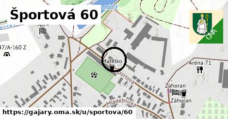 Športová 60, Gajary