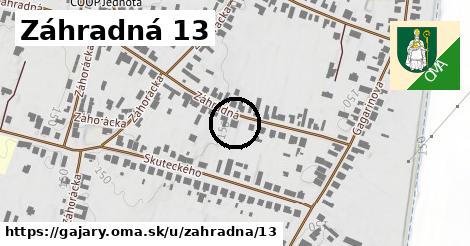 Záhradná 13, Gajary