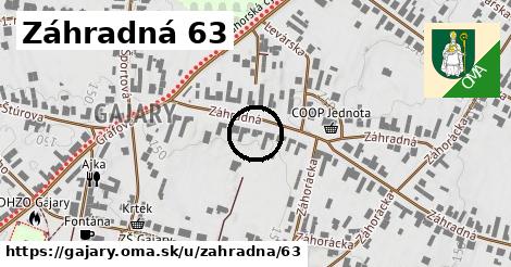 Záhradná 63, Gajary