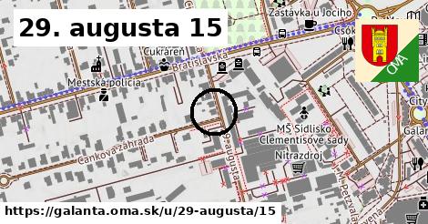 29. augusta 15, Galanta