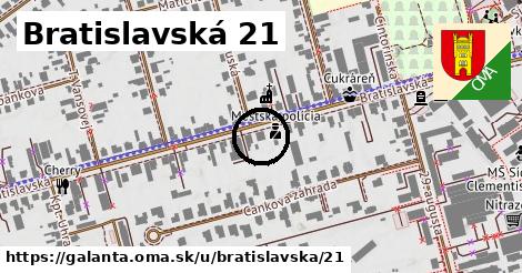 Bratislavská 21, Galanta