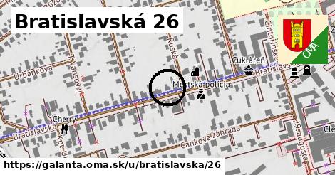 Bratislavská 26, Galanta