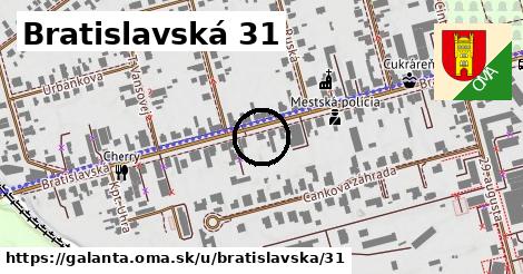 Bratislavská 31, Galanta