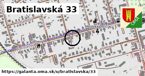 Bratislavská 33, Galanta