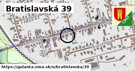 Bratislavská 39, Galanta
