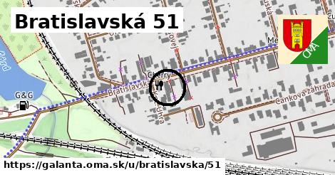 Bratislavská 51, Galanta