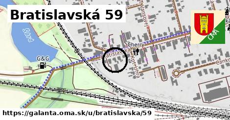 Bratislavská 59, Galanta