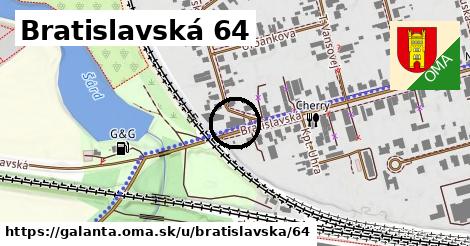 Bratislavská 64, Galanta