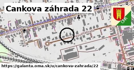 Cankova záhrada 22, Galanta