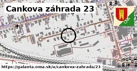 Cankova záhrada 23, Galanta