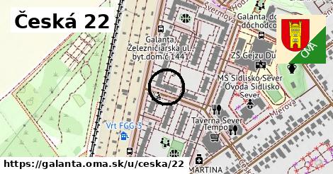 Česká 22, Galanta