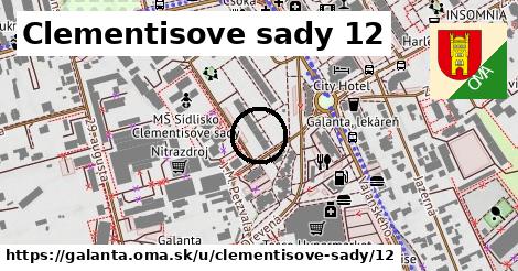 Clementisove sady 12, Galanta