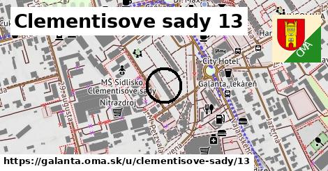 Clementisove sady 13, Galanta