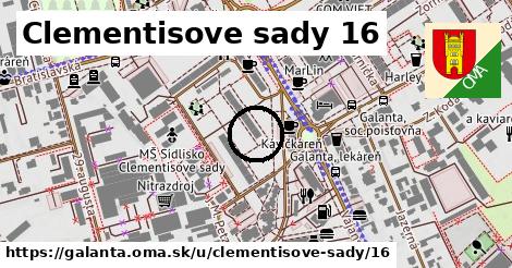 Clementisove sady 16, Galanta