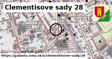 Clementisove sady 28, Galanta