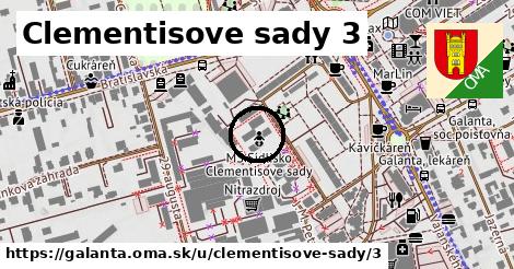 Clementisove sady 3, Galanta