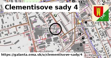 Clementisove sady 4, Galanta