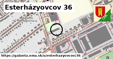 Esterházyovcov 36, Galanta