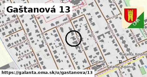 Gaštanová 13, Galanta