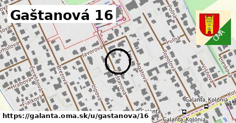 Gaštanová 16, Galanta