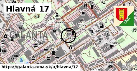 Hlavná 17, Galanta