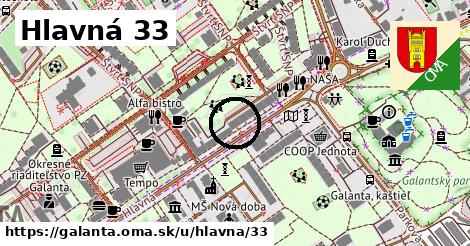 Hlavná 33, Galanta