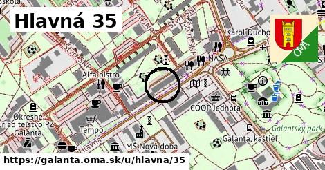 Hlavná 35, Galanta