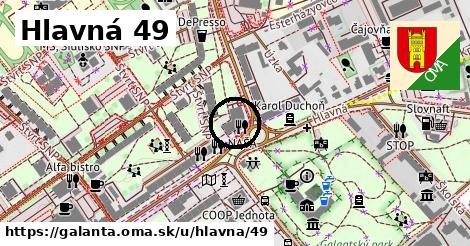 Hlavná 49, Galanta