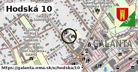 Hodská 10, Galanta