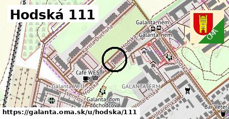 Hodská 111, Galanta