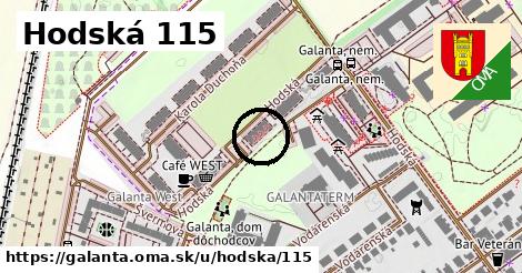 Hodská 115, Galanta