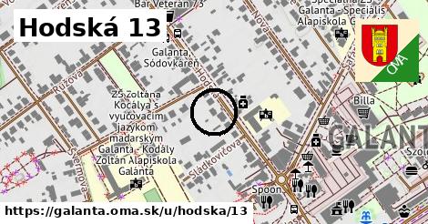 Hodská 13, Galanta