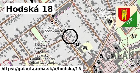 Hodská 18, Galanta