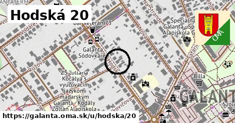 Hodská 20, Galanta