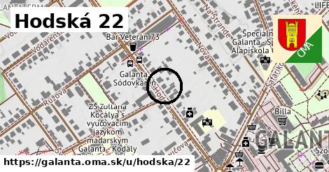 Hodská 22, Galanta