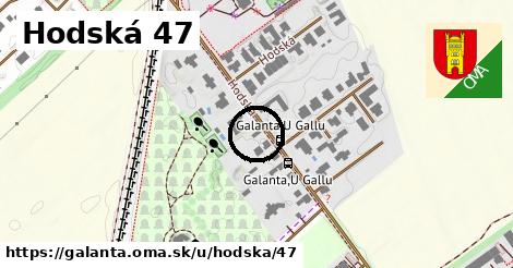 Hodská 47, Galanta