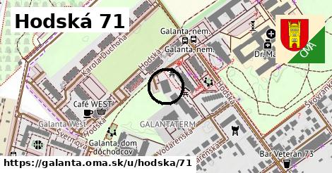 Hodská 71, Galanta