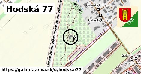 Hodská 77, Galanta