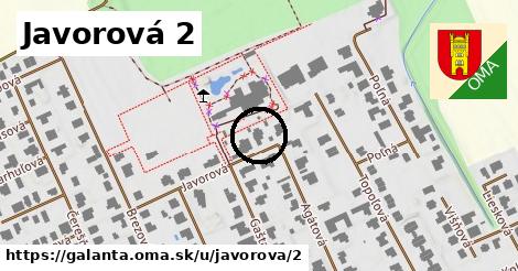 Javorová 2, Galanta