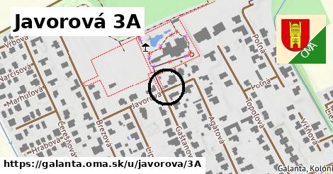 Javorová 3A, Galanta