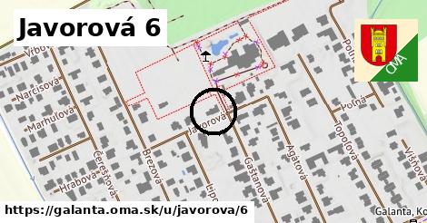 Javorová 6, Galanta