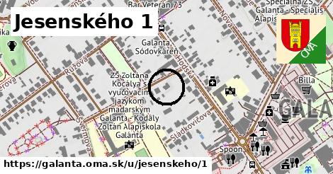 Jesenského 1, Galanta