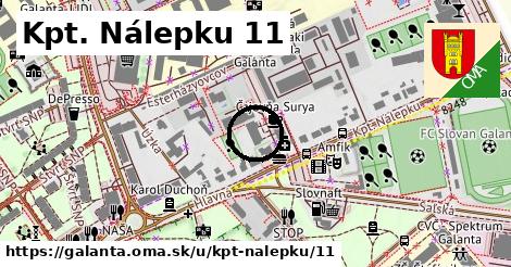 Kpt. Nálepku 11, Galanta