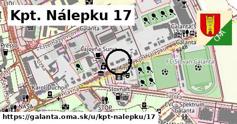 Kpt. Nálepku 17, Galanta