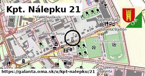 Kpt. Nálepku 21, Galanta