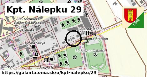 Kpt. Nálepku 29, Galanta