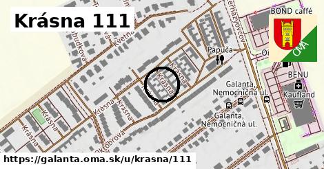 Krásna 111, Galanta