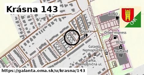 Krásna 143, Galanta