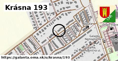 Krásna 193, Galanta